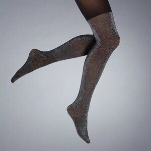 NEW Noncontrol Top Iridescent Shine Full Coverage Runway Tights